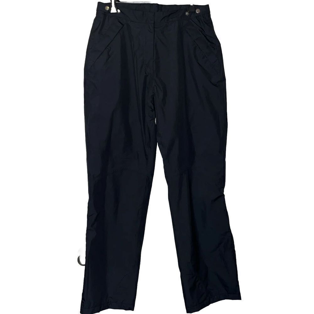 Sunice Ski Pants Men Sz Large Black Course‎ Gear Windbreaker Zip Ankle